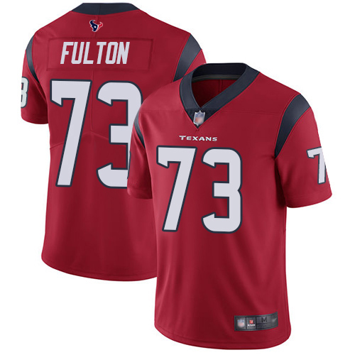 Houston Texans Limited Red Men Zach Fulton Alternate Jersey NFL Football #73 Vapor Untouchable->houston texans->NFL Jersey